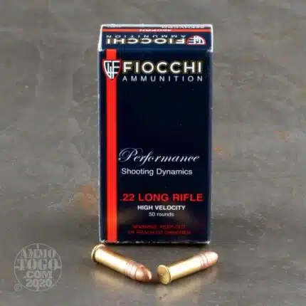 Fiocchi Ammunition 40 Grain Copper-Plated Round Nose (CPRN) Ammo Details